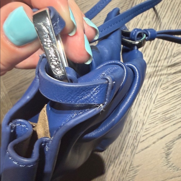 3.1 Phillip Lim Blue Blossom Leather Mini Crossbody - Picture 9 of 10